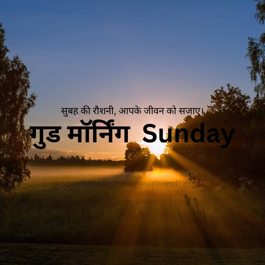 Sunday Good Morning Images In Hindi 93